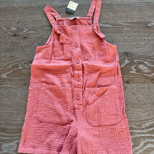 NWT!  Girls Primark mauve sleeveless tank romper 1 piece size 9-10 years